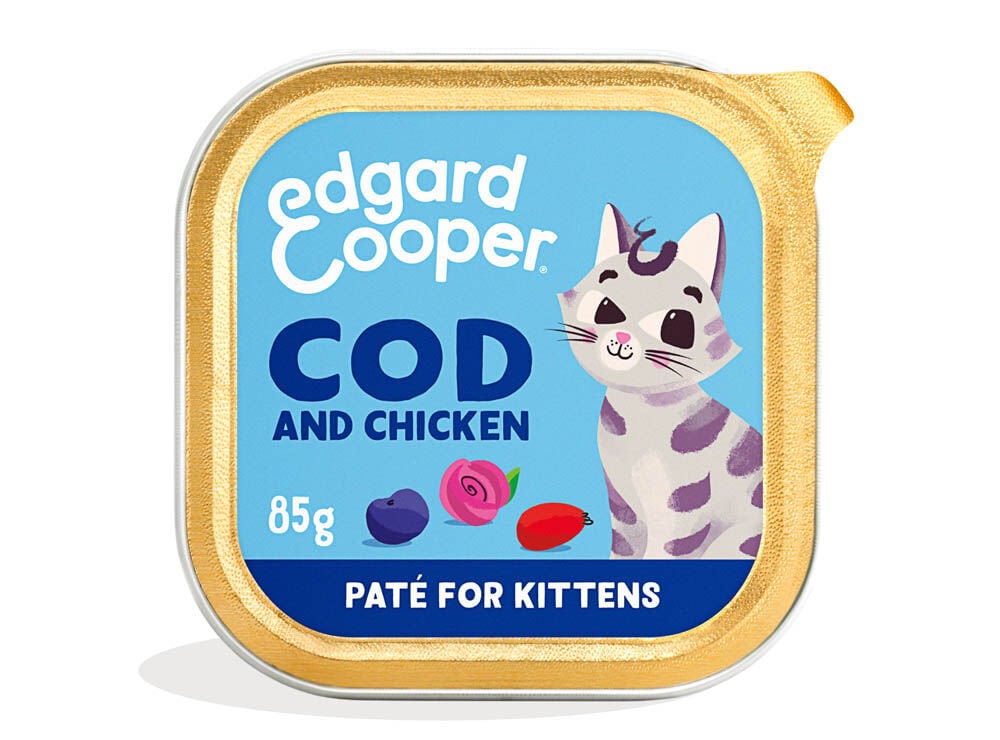 Edgard & Cooper Paté - Kattenvoer - 85 Gram - kip, kabeljauw Edgard & Cooper Paté - Kattenvoer - 85 Gram - kip, kabeljauw