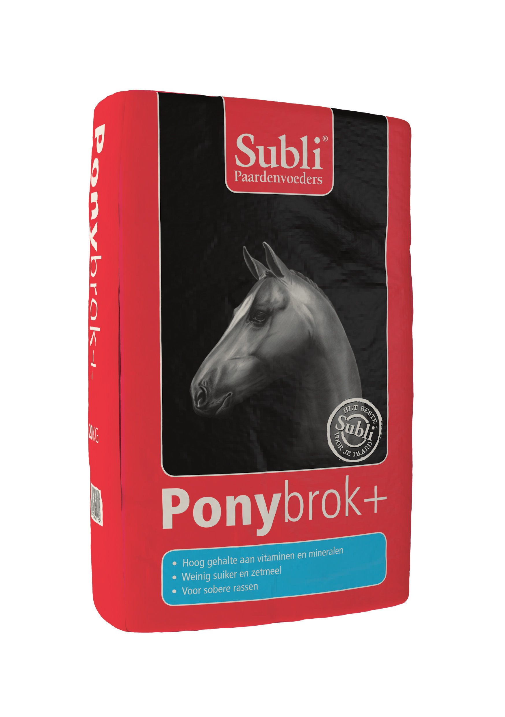 Subli Ponybrok+ - Basisvoeding - 20 Kilogram - Zak Subli Ponybrok+ - Basisvoeding - 20 Kilogram - Zak