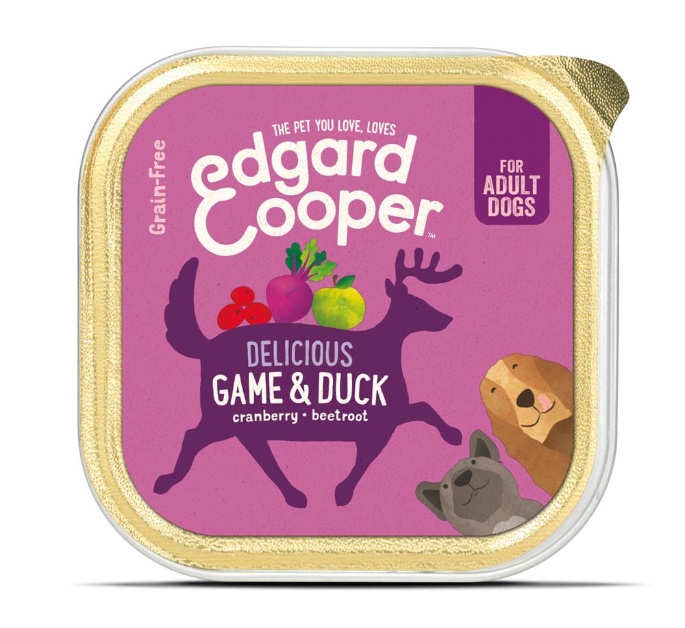 Edgard & Cooper Adult - Hondenvoer - 150 Gram - eend, wild Edgard & Cooper Adult - Hondenvoer - 150 Gram - eend, wild